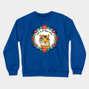 Year of the tiger 2022 - flowers Crewneck Sweatshirt